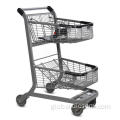 Shopping Trolley Double Basket Shopping Trolley Supplier